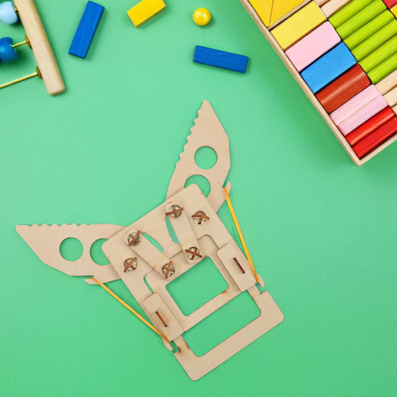 4Pcs Wooden Mechanical Pliers  - Science Project Kit review and price