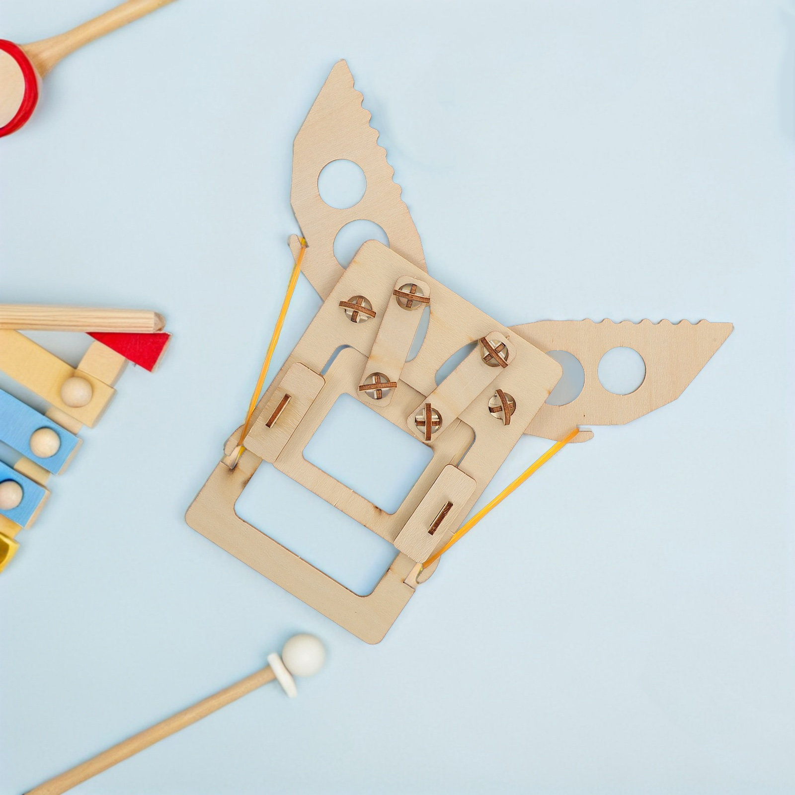 4Pcs Wooden Mechanical Pliers  - Science Project Kit review and price